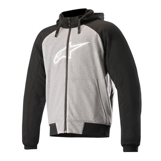 Alpinestars Chrome Sports Aramid Armoured Hoodie - Melange / Black / Grey