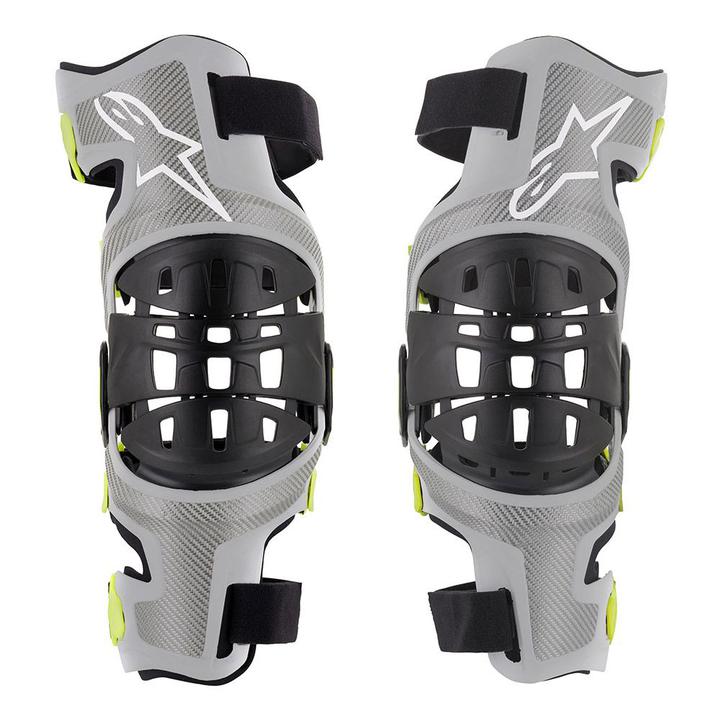 Alpinestars Bionic 7 Knee Brace (Pair) - Fluro Yellow