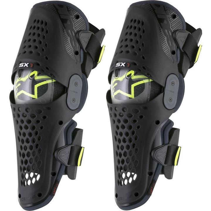 Alpinestars SX1 Knee Guards (Pair) - Black