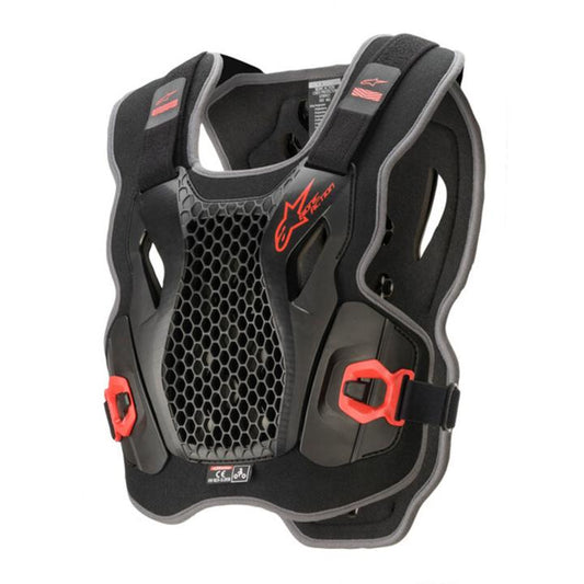 Alpinestars Back & Chest Protector - Black / Red