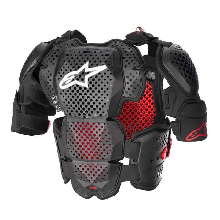 Alpinestars MX23 A-10 Full Chest Protector V2 Anthracite Black Red