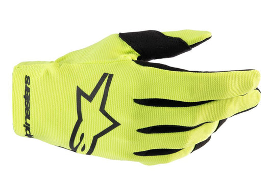 Alpinestars MX24 Radar Gloves - Hi-Vis Black