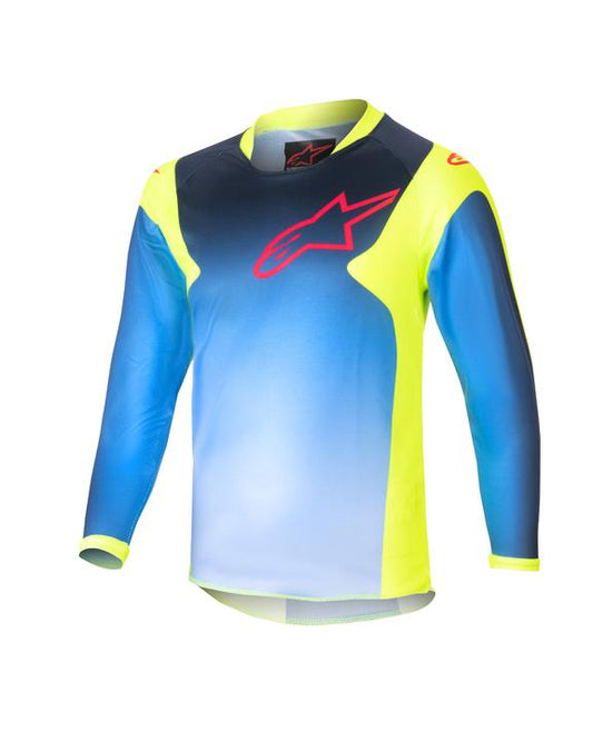 Alpinestars MX24 Kids Racer Hoen Jersey Yellow Blue