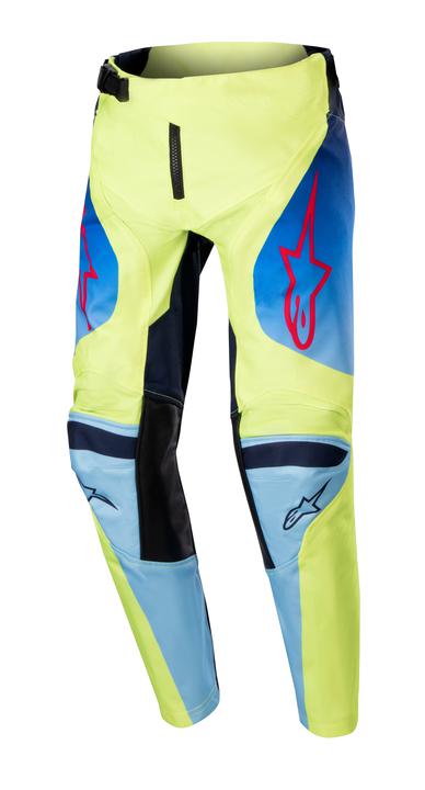 Alpinestars MX24 Youth Racer Hoen Pants Yellow Blue