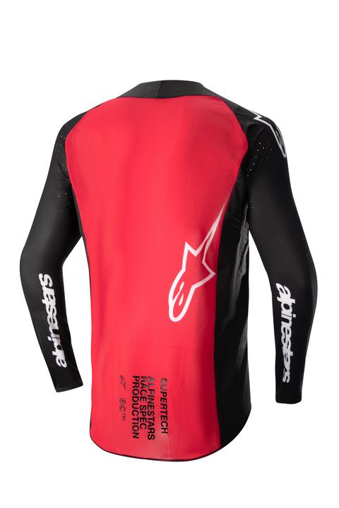 Alpinestars MX24 Supertech Ward Jersey Black Red