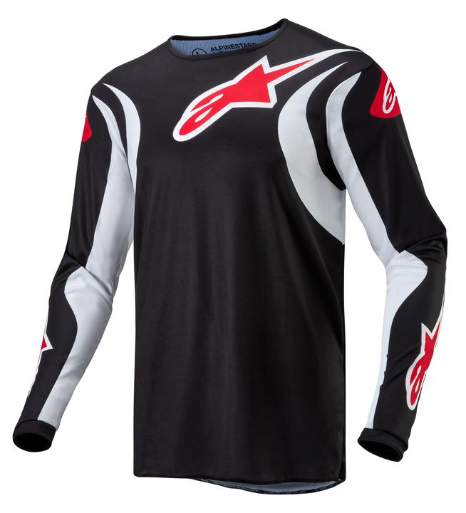 Alpinestars MX24 Fluid Lucent Jersey - Black / White