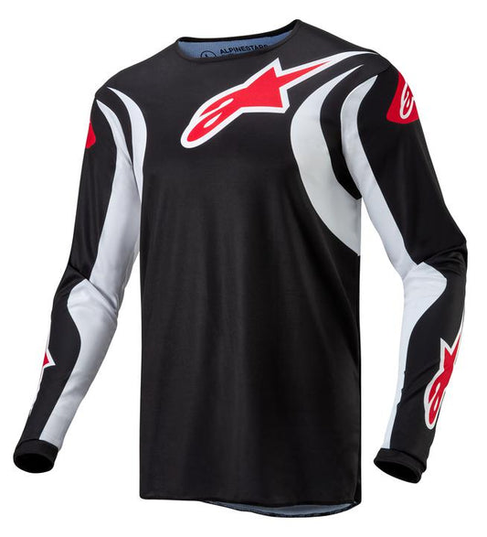 Alpinestars MX24 Fluid Lucent Jersey - Black / White