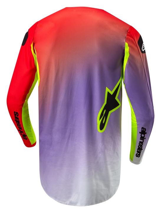 Alpinestars MX24 Fluid Lucent Jersey Red Yellow