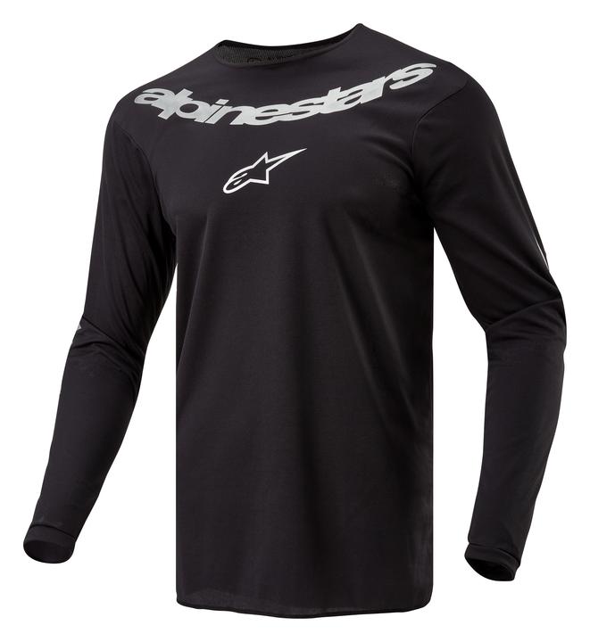 Alpinestars MX24 Fluid Graphite Jersey Black Silver