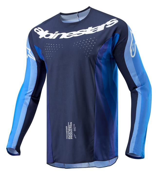 Alpinestars MX24 Techstar Pneuma Jersey Navy Blue