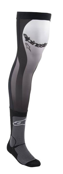 Alpinestars MX24 Knee Brace Socks - Black / White