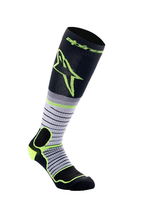 Alpinestars MX24 MX Pro Socks Black Grey Yellow