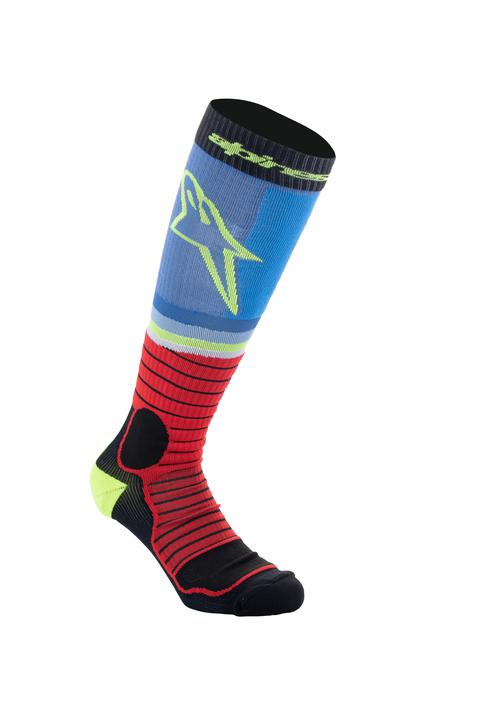 Alpinestars MX24 MX Pro Socks - Black Red Blue