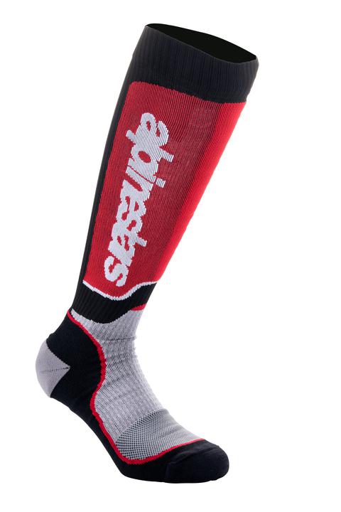 Alpinestars MX24 MX Plus Socks Black Grey Red