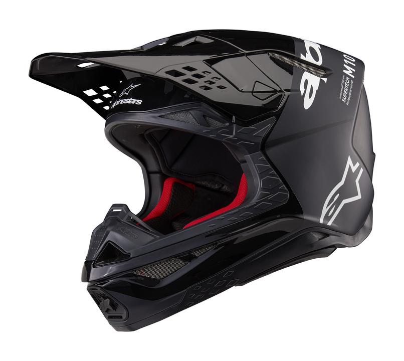 Alpinestars MX24 Sm10 Flood Helmet Black Grey