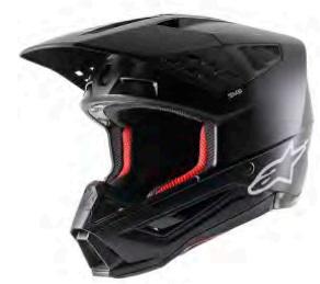 Alpinestars MX24 SM5 Solid Helmet Matt Black