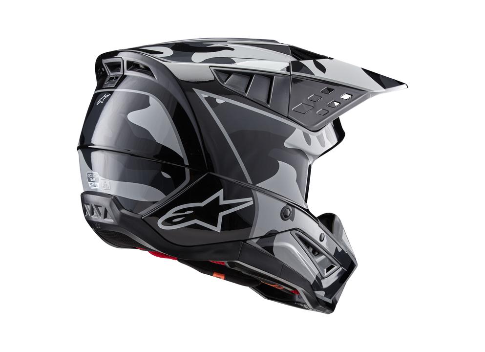 Alpinestars MX24 SM5 Rover Helmet Black Silver