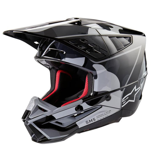 Alpinestars SM5 Rover Helmet - Black / Silver