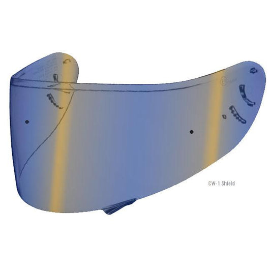 Shoei CW-1 Visor - Blue Spectra