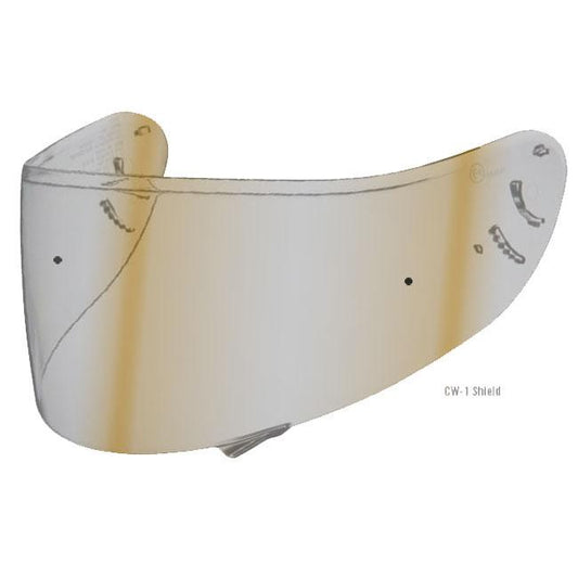 Shoei CW-1 Visor - Silver Spectra