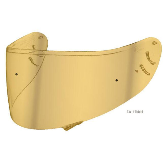 Shoei CW-1 Visor - Gold Spectra