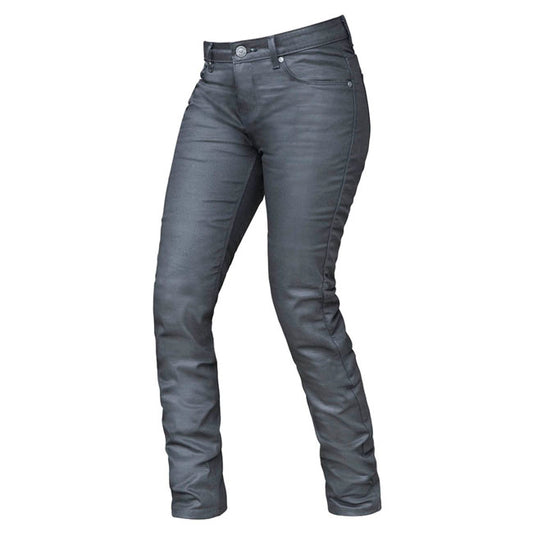 Dririder Xena Kevlar Armoured Ladies Jeans - Black Wax