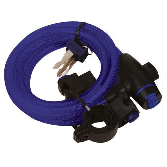 Oxford Cable Lock 1.8m X 12mm Blue