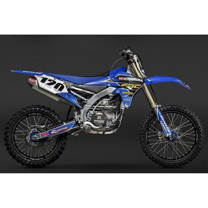 Yoshimura Yamaha YZ450F 14-17/Fx 16-17/Wr450F 16-18 RS-4 Stainless Slip-On Exhaust, W/ Aluminum Muffler