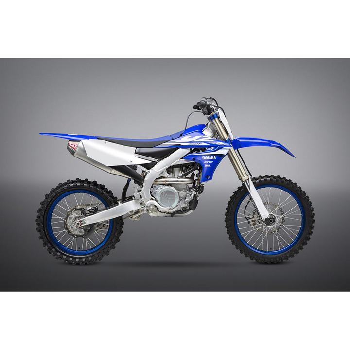 Yoshimura Yamaha YZ450F 18-19 / Wr450F 19-20 / YZ450Fx 19 RS-4 Stainless Full Exhaust, W/ Aluminium Muffler