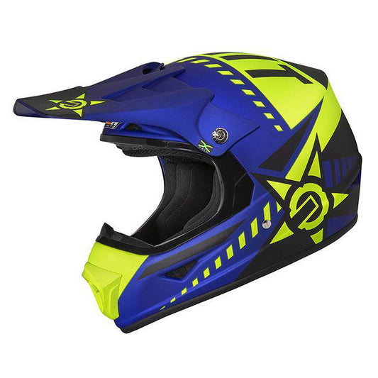M2R Xyouth Chaser Pc-2F Helmet - Blue / Yellow
