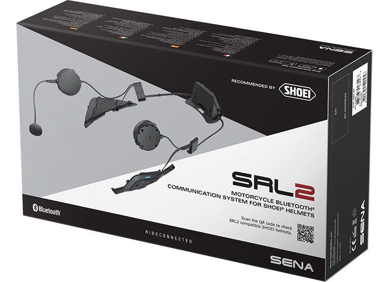 Sena SRL2 Bluetooth Headset for SHOEI GT-AIR 2, Neotec II, and J-Cruise II Helmets - Single