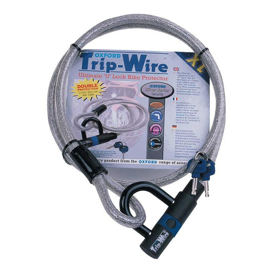 Oxford Xl Tripwire  High Security Cable And Padlock