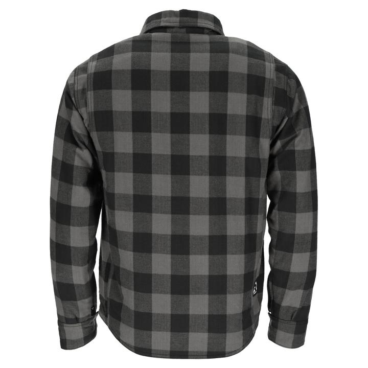 Argon Hatchet Kevlar Armoured Flannel Shirt - Black / Grey
