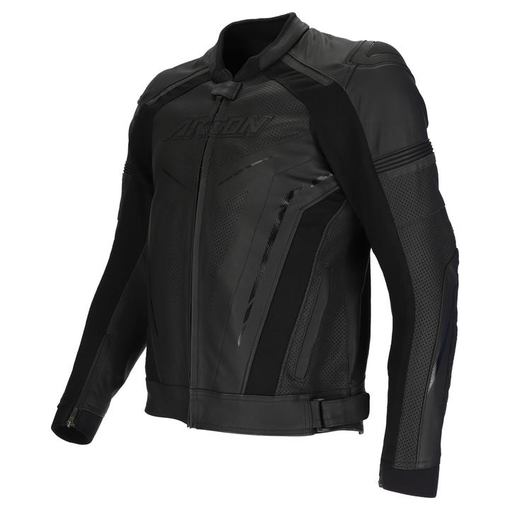Argon Descent Perforated Stealth Jacket - Black