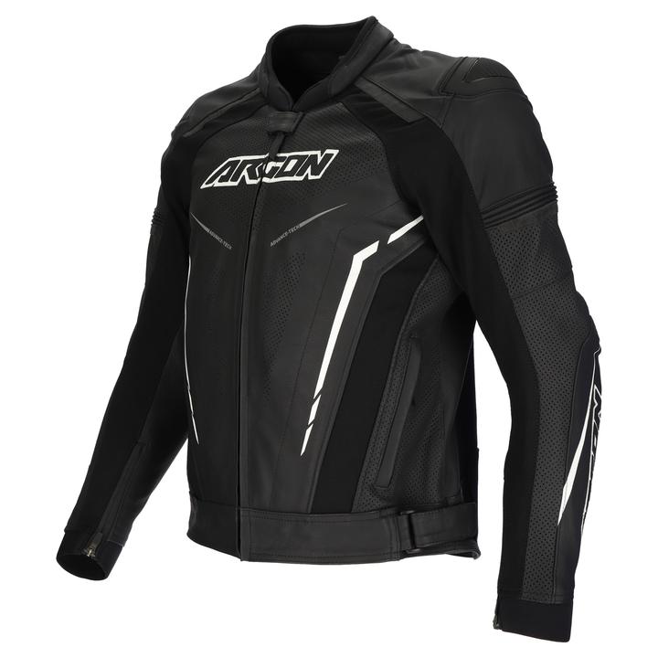 Argon Descent Perforated Jacket - Black / White