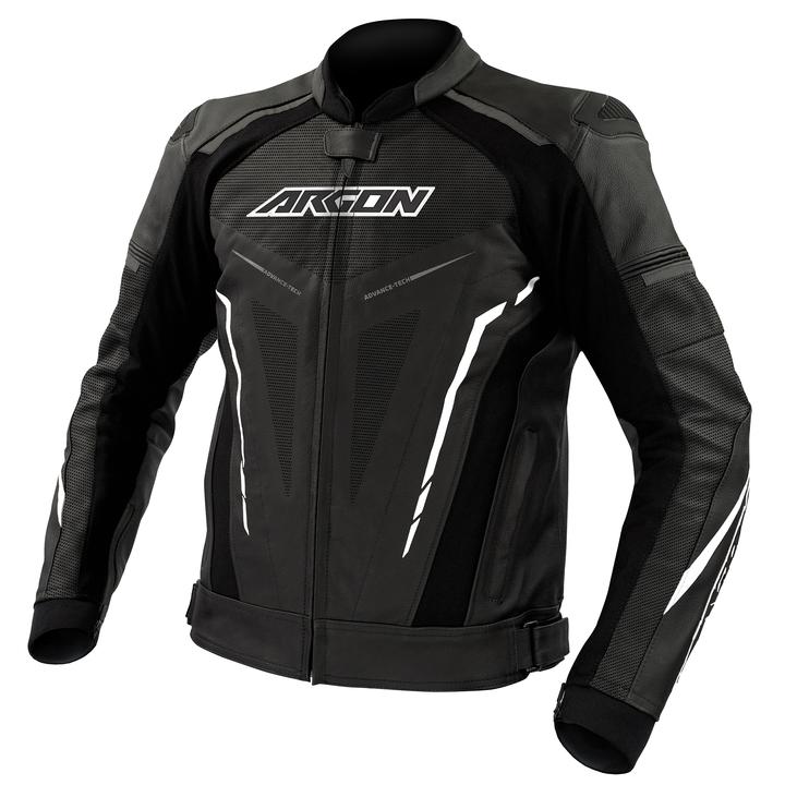 Argon Descent Perforated Jacket - Black / White