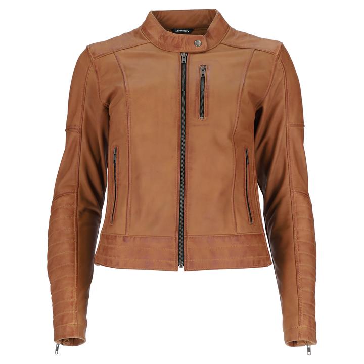 Argon Angel Leather Women's Jacket - Tan
