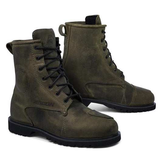 Argon Tactic Leather Boots - Black