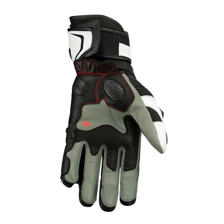 Argon Mission Gloves - White & Red