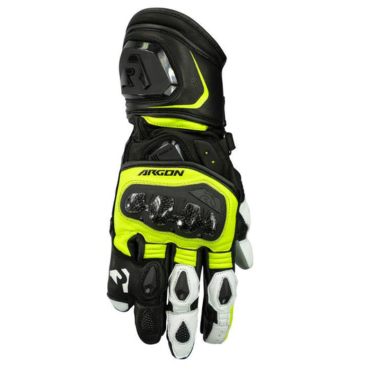Argon Mission Gloves - Black / White Yellow