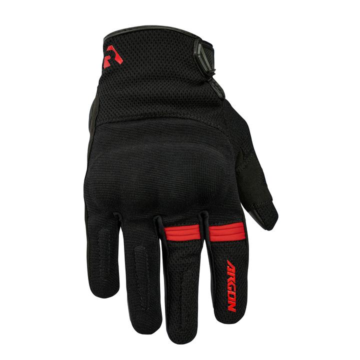Argon Swift Textile Gloves - Black & Red