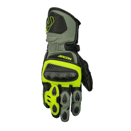Argon Engage Gloves - Grey & Lime