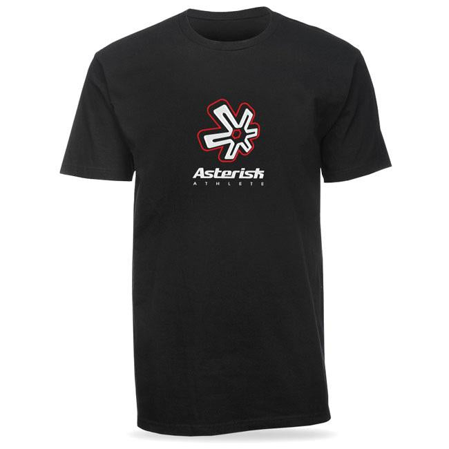 Asterisk Casual Athlete Tee - Black