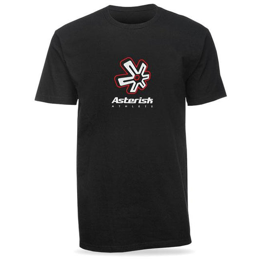 Asterisk Casual Athlete Tee - Black