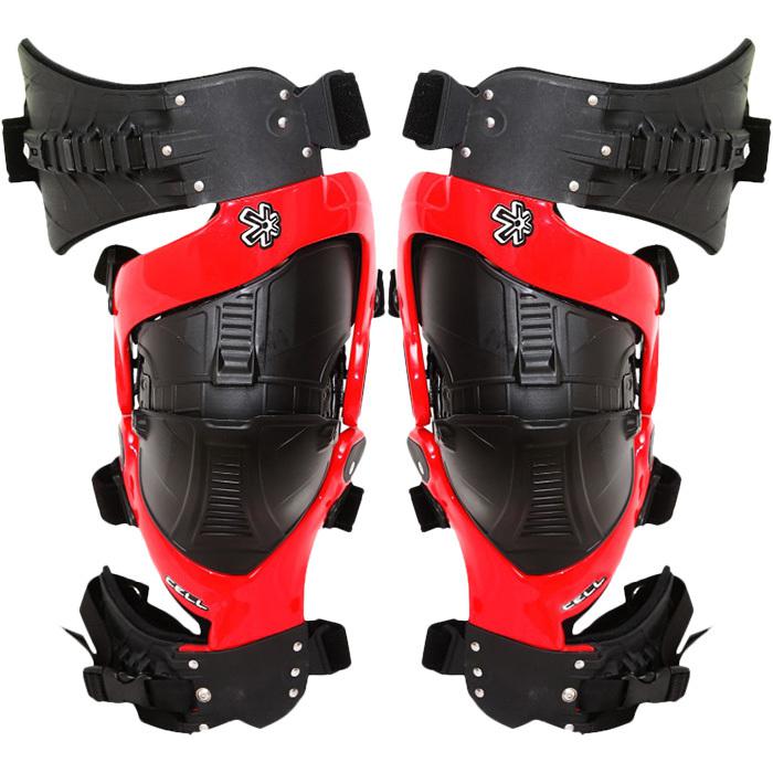 Asterisk Ultra Cell 3.0 Knee Braces (Pair) - Red