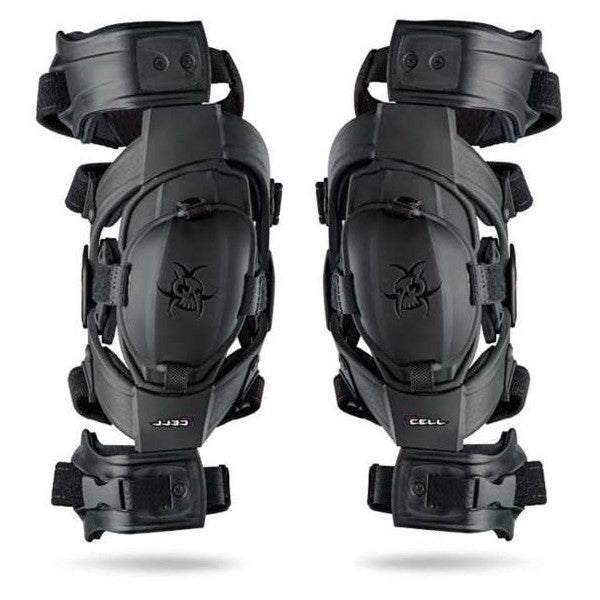 Asterisk Cell Knee Brace Junior Youth (Pair) - Black