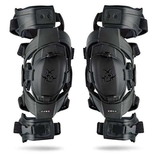 Asterisk Cell Knee Brace Junior Youth (Pair) - Black