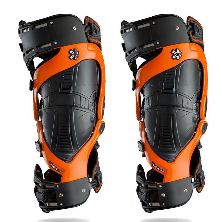 Asterisk Ultra Cell Boa Knee Brace Pair Orange