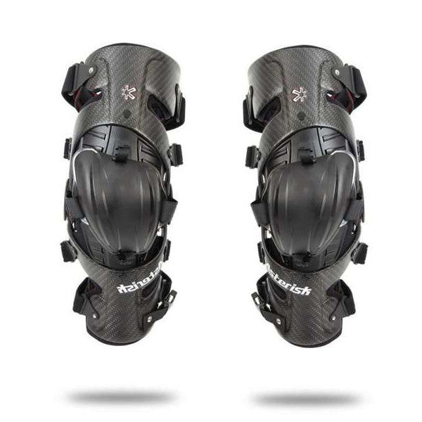Asterisk Knee Brace Carbon Cell (Pair) - Black