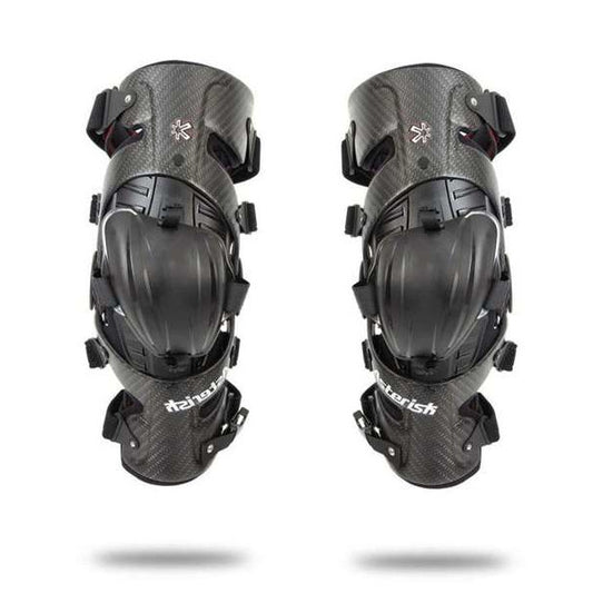 Asterisk Knee Brace Carbon Cell (Pair) - Black
